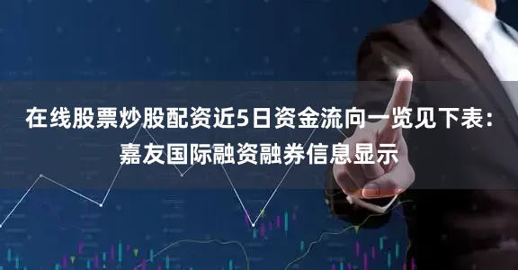 在线股票炒股配资近5日资金流向一览见下表：嘉友国际融资融券信息显示